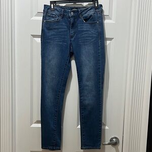 bebe Dark Blue Skinny Jeans